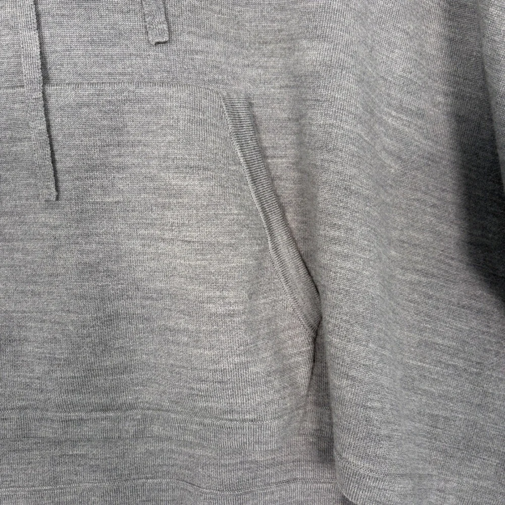 Lululemon Women Poncho‎ Hoodie O/S Grey Merino Wool Forward Flow Poncho